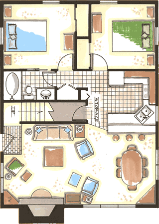 cabin 52 floor plan
