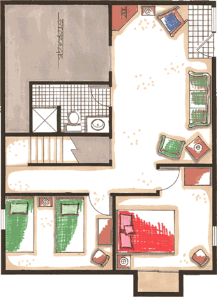 cabin rental interior design
