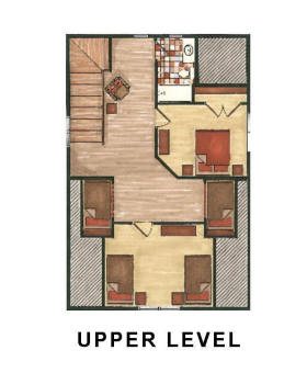 Upper Level Boyd Cabin Layout