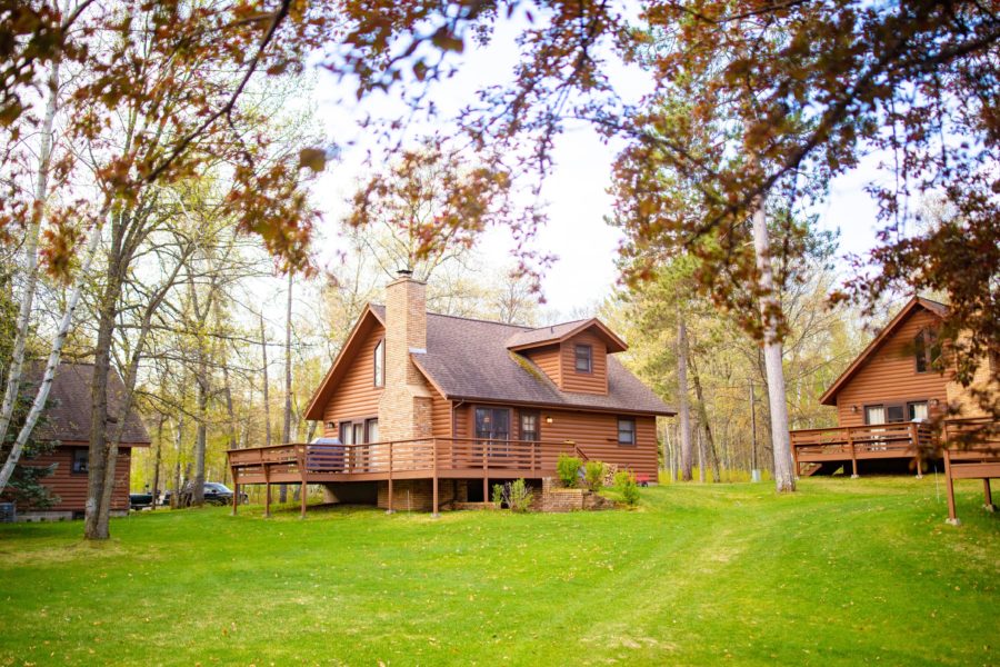 A Boyd Lodge loft cabin in Crosslake Minnesota.